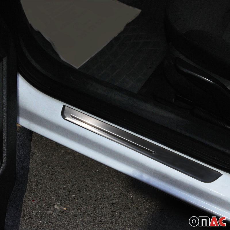 Couverture de Seuil de porte pour Hyundai Tucson 2004-2010 acier inox chromé 4x