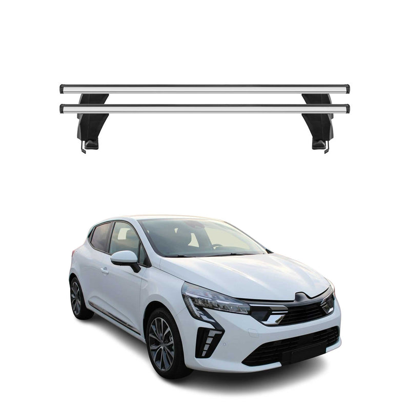 Menabo Barres de toit transversales pour Mitsubishi Colt VII HB 2023-25 Alu Gris
