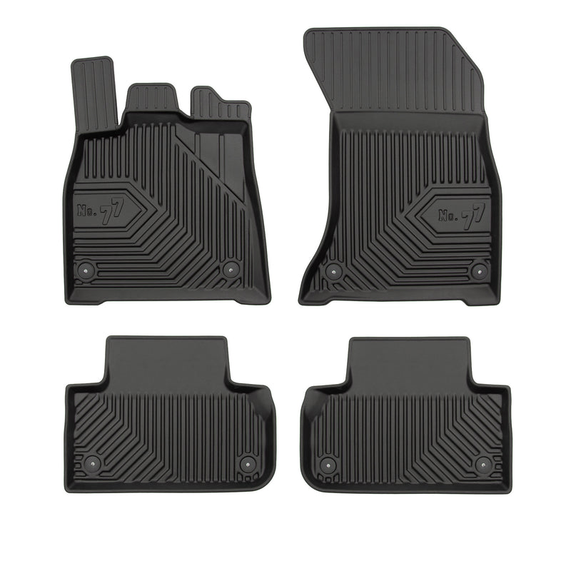 Tapis de Sol de Voiture pour Audi Q5 II 2016-2025 TPE Antidérapant Noir 4Pcs