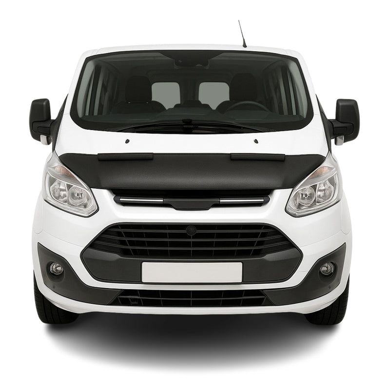 Protège Capot pour Ford Transit Custom 2013-2018 Masque de voiture vinyle Noir
