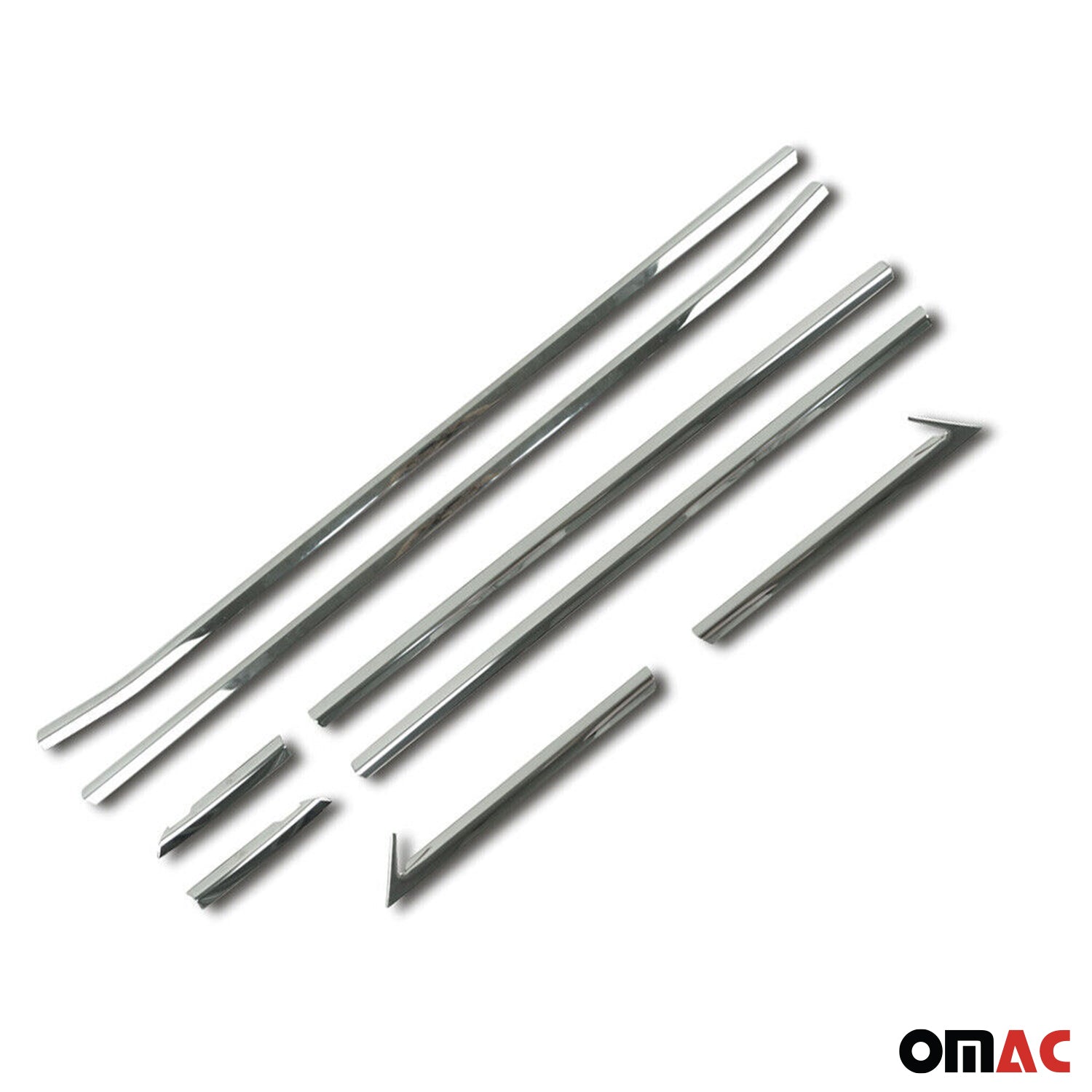 Garniture de Fenêtre pour Opel Crossland X 2017-2024 Acier Inox 8Pcs