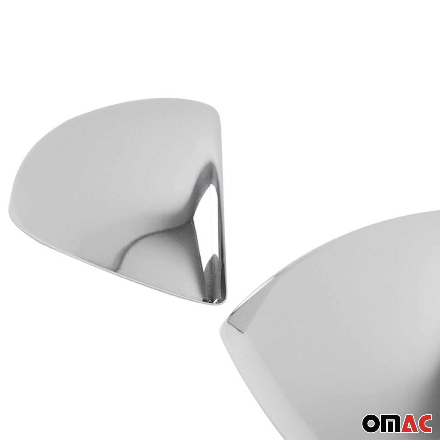 Coques de Rétroviseurs pour VW Touareg mk2 2010-2015 Pre-FL Acier Chromé Argent