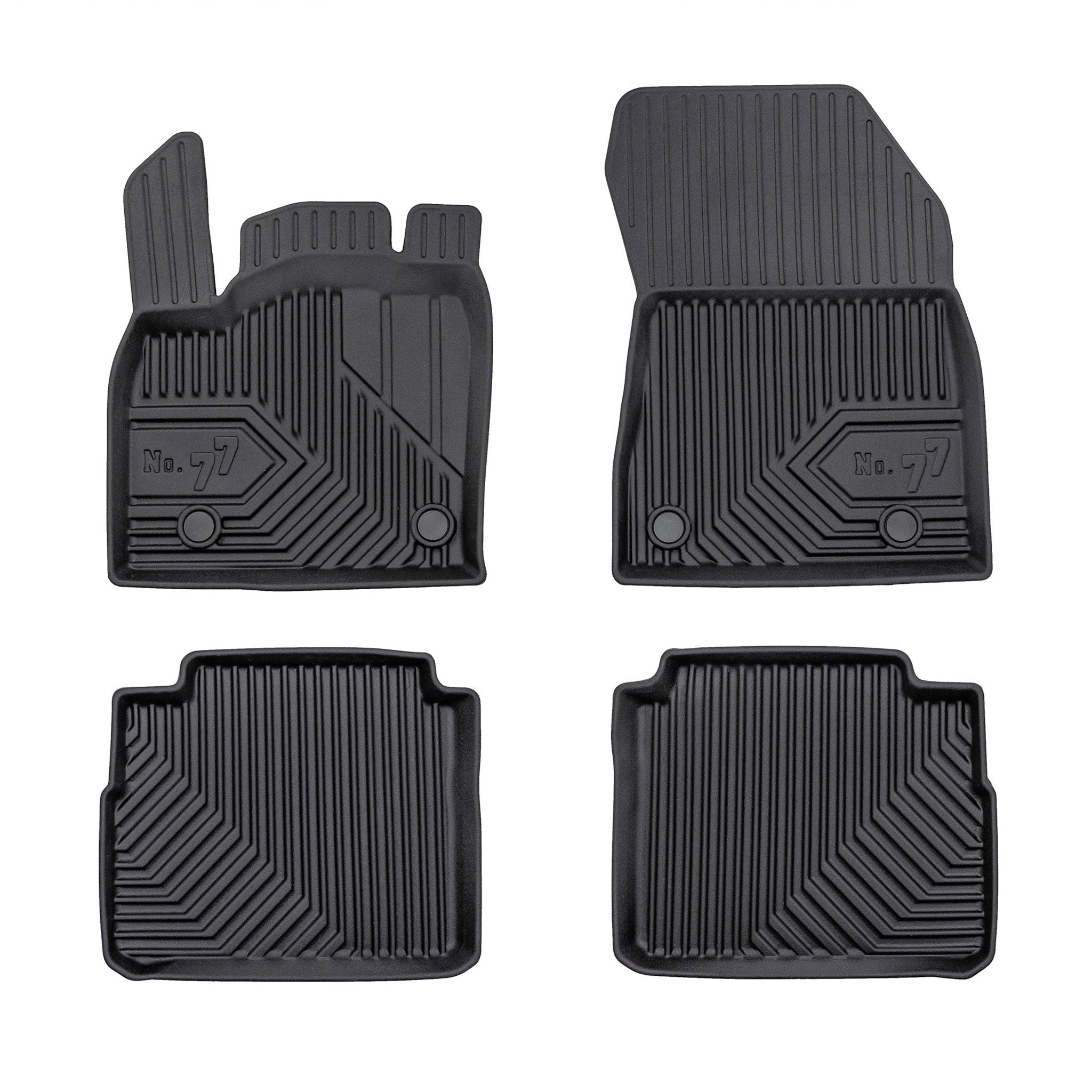 Tapis de Sol de Voiture pour Nissan X-Trail IV T33 2022-26 e-Power TPE Noir 4Pcs