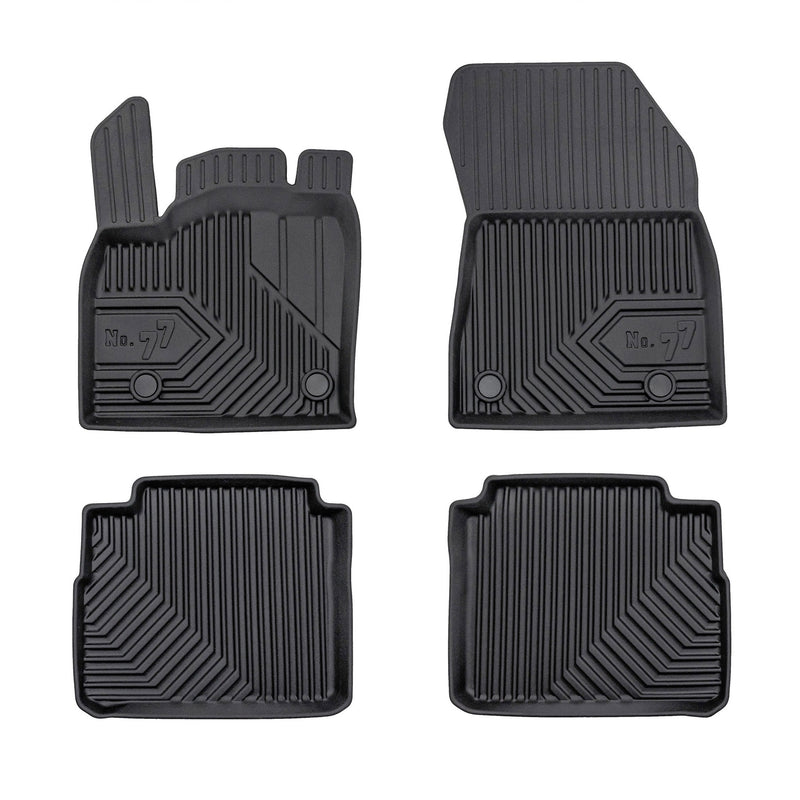 Tapis de Sol de Voiture pour Nissan X-Trail IV T33 2021-25 e-Power TPE Noir 4Pcs