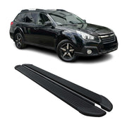 Marchepieds Latéraux pédale pour Subaru Outback 2009-2014 Noir Aluminium 2Pcs