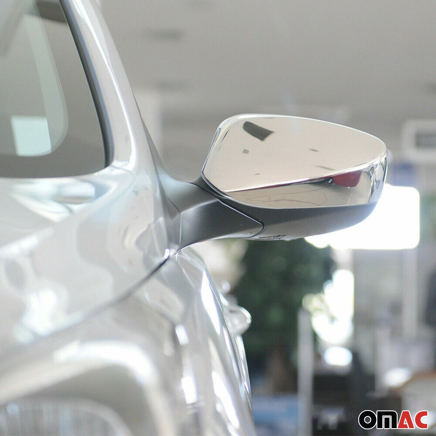 Coques de Rétroviseurs pour Hyundai Veloster 2012-2017 en Acier Chromé Argent