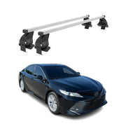 Barres de toit transversales pour Toyota Camry XV70 2018-2022 Acier Gris
