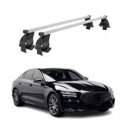 Barres de toit transversales pour Genesis G70 2017-2020 Gris