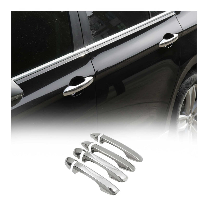 Couverture de poignée de porte pour VW Touareg 2010-2018 en Acier chromé