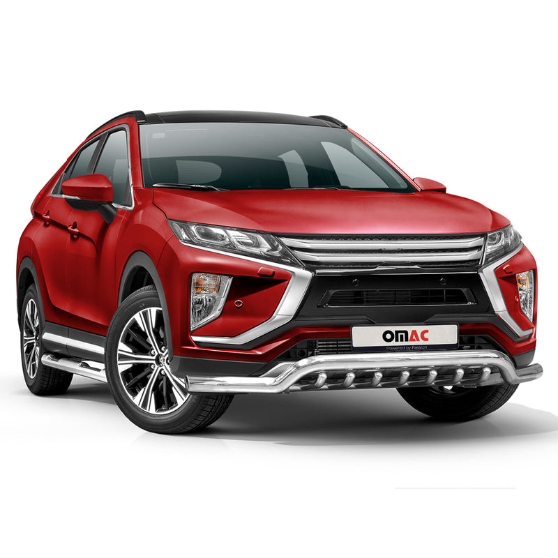 Pare-Buffle Avant Pour Mitsubishi Eclipse Cross 2017-2024 Argent