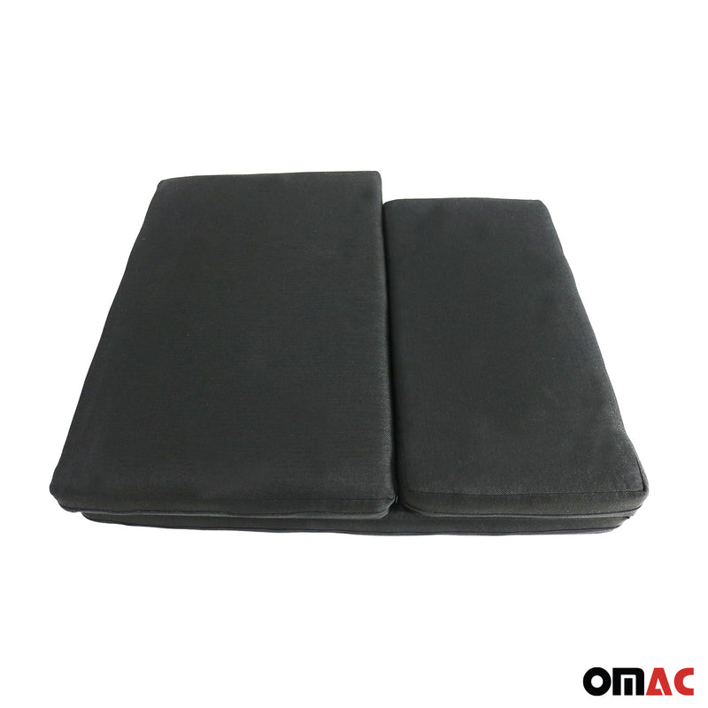 OMAC Matelas de Camping Pliable pour Fiat Ducato 2006-2024 Noir Polyester