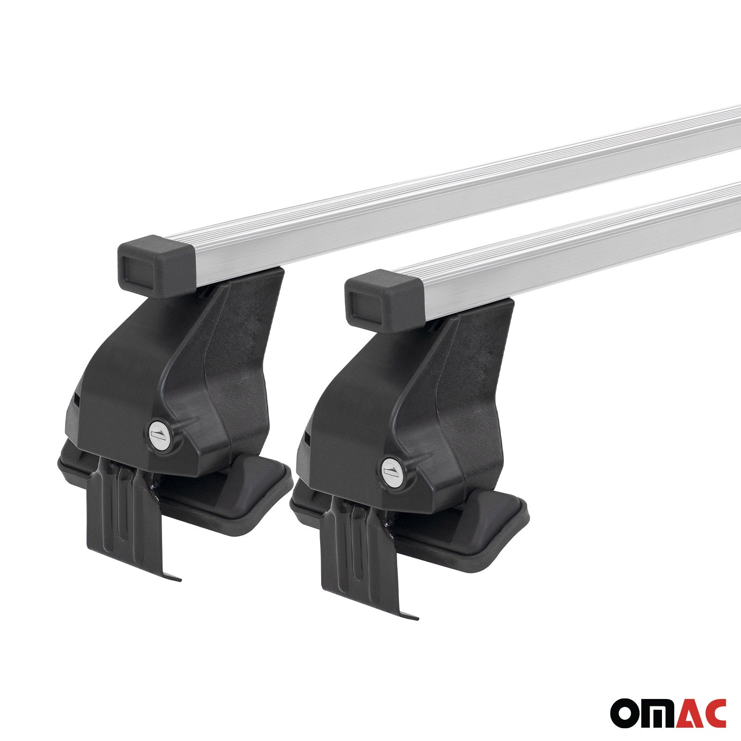 OMAC Barres de toit transversales en acier pour BMW Série 5 F11 Break 2009-2017