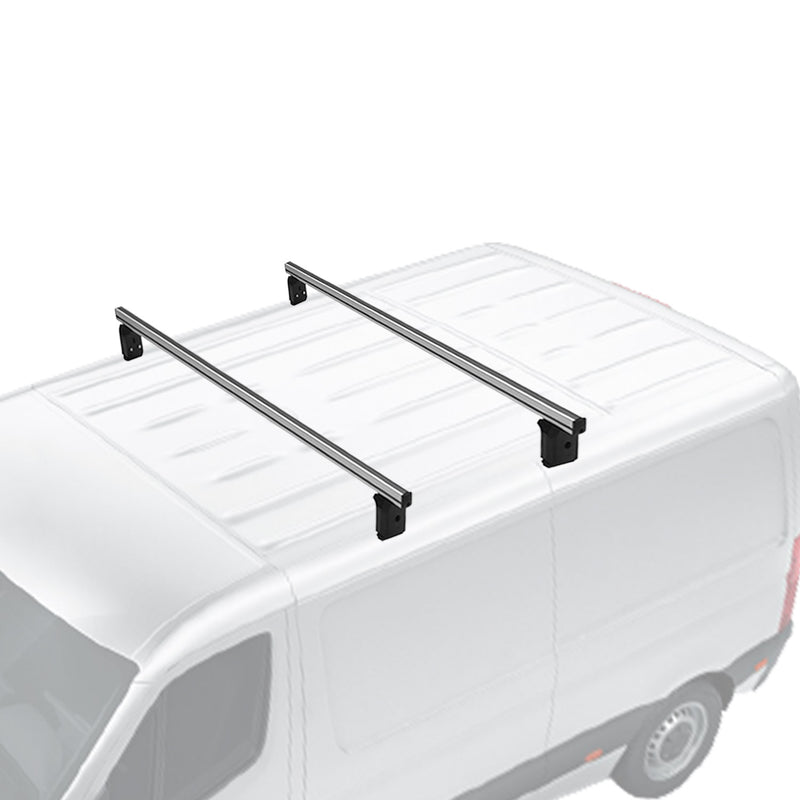 Barres de toit Transversales pour Nissan NV250 Kubistar Alu Gris 2x