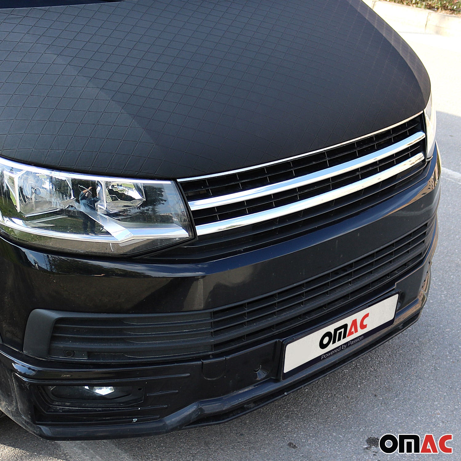Moulure de Grille de Calandre pour VW T6 Transporter tout 2015-2019 Acier 2x