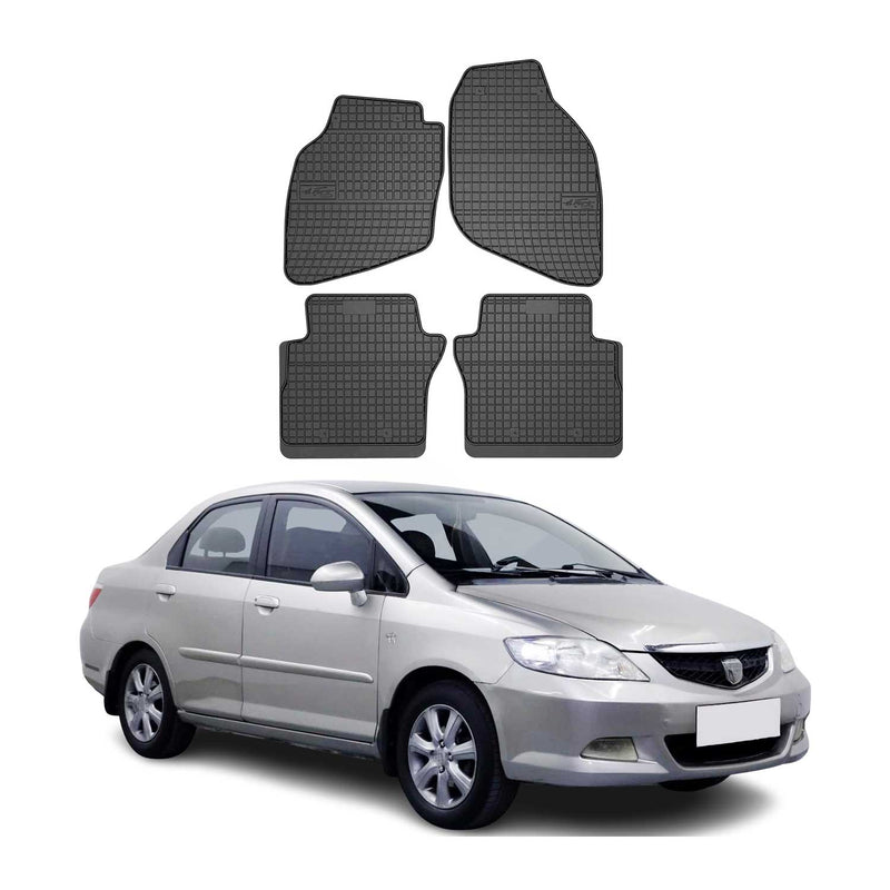 Tapis de Sol pour Honda City V 2002-2009 OMAC Noir Caoutchouc