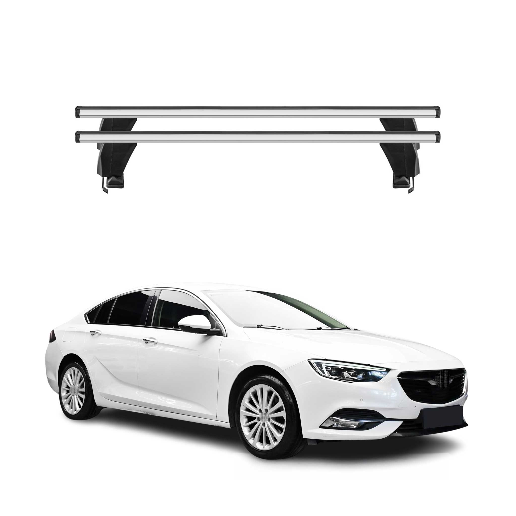 Barres de toit Transversales pour Opel Insignia B Sports Tourer 2017-22 Gris 2x