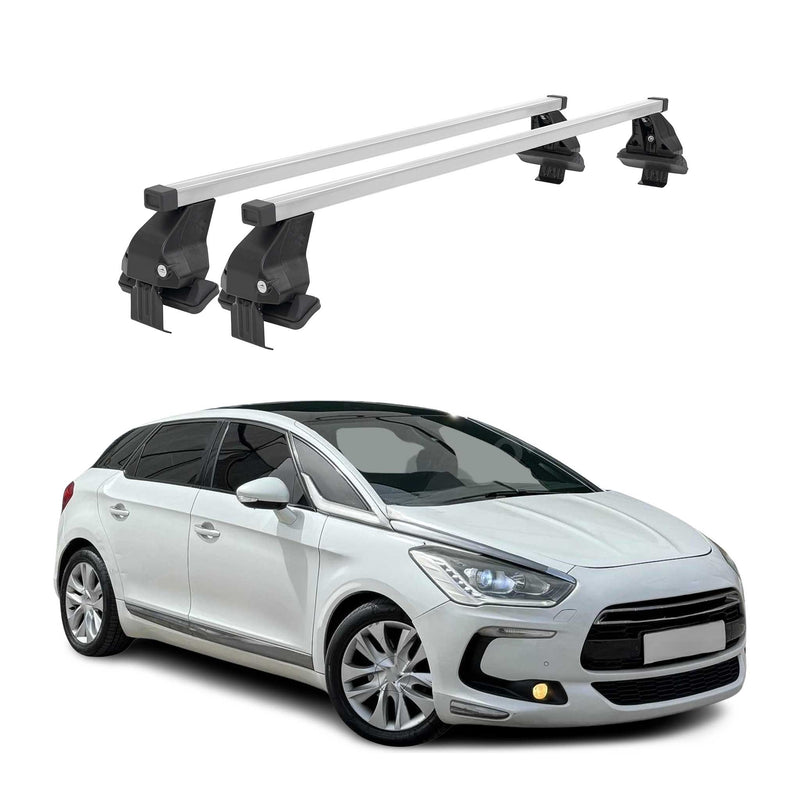 Barres de toit transversales pour DS5 2015-2020 Acier Gris