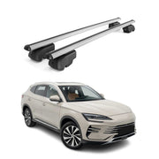 Barres de toit Transversales pour BYD Seal U SUV 2024-2026 Aluminium Gris 2Pcs