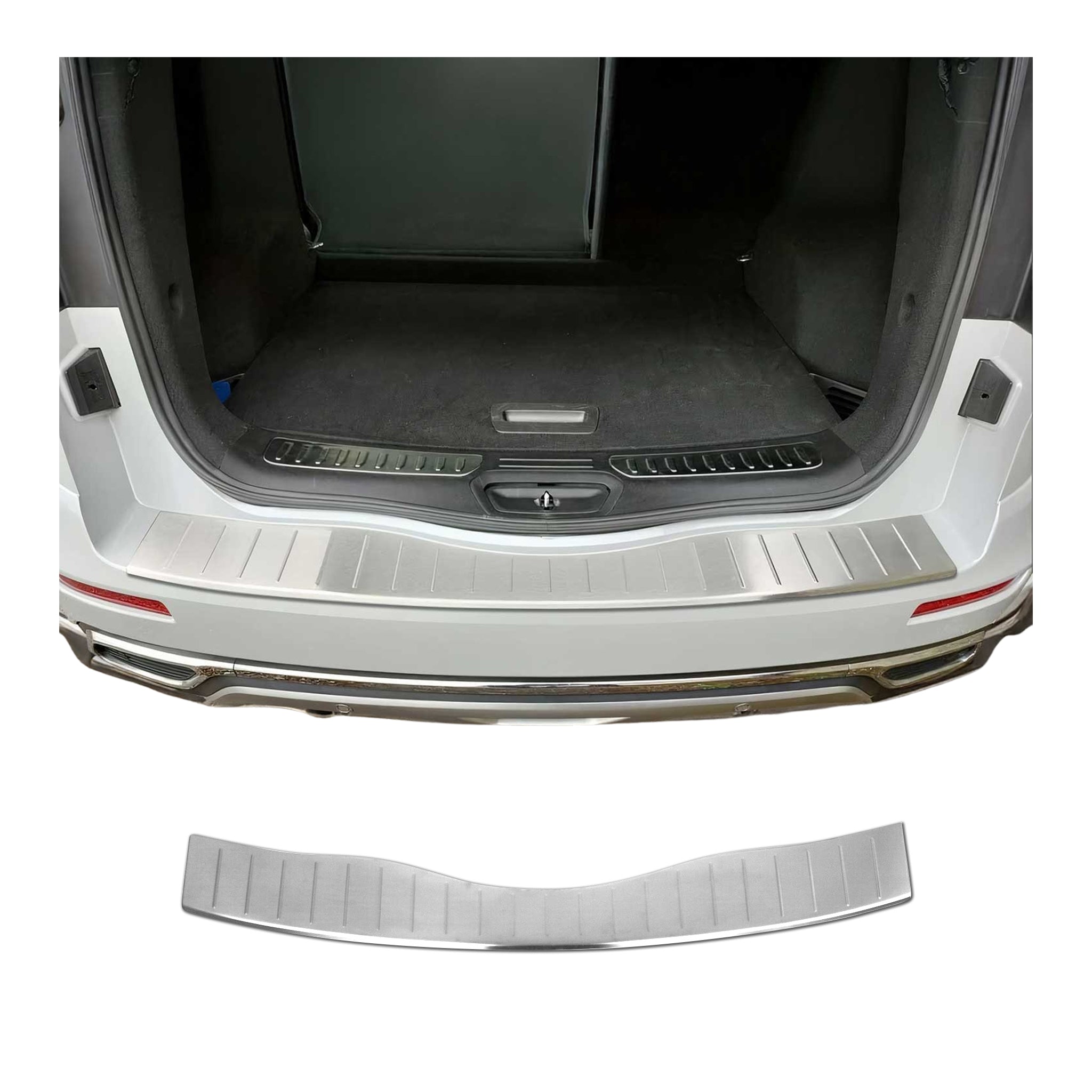 Protection Seuil de Pare-chocs Arriére pour Renault Koleos 2017-2021 inox Brossé