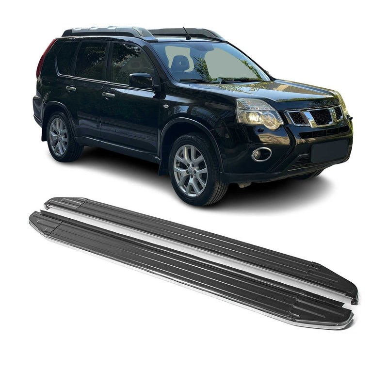 Marchepieds Latéraux pour Nissan X-Trail 2007-2015 ABE Alu