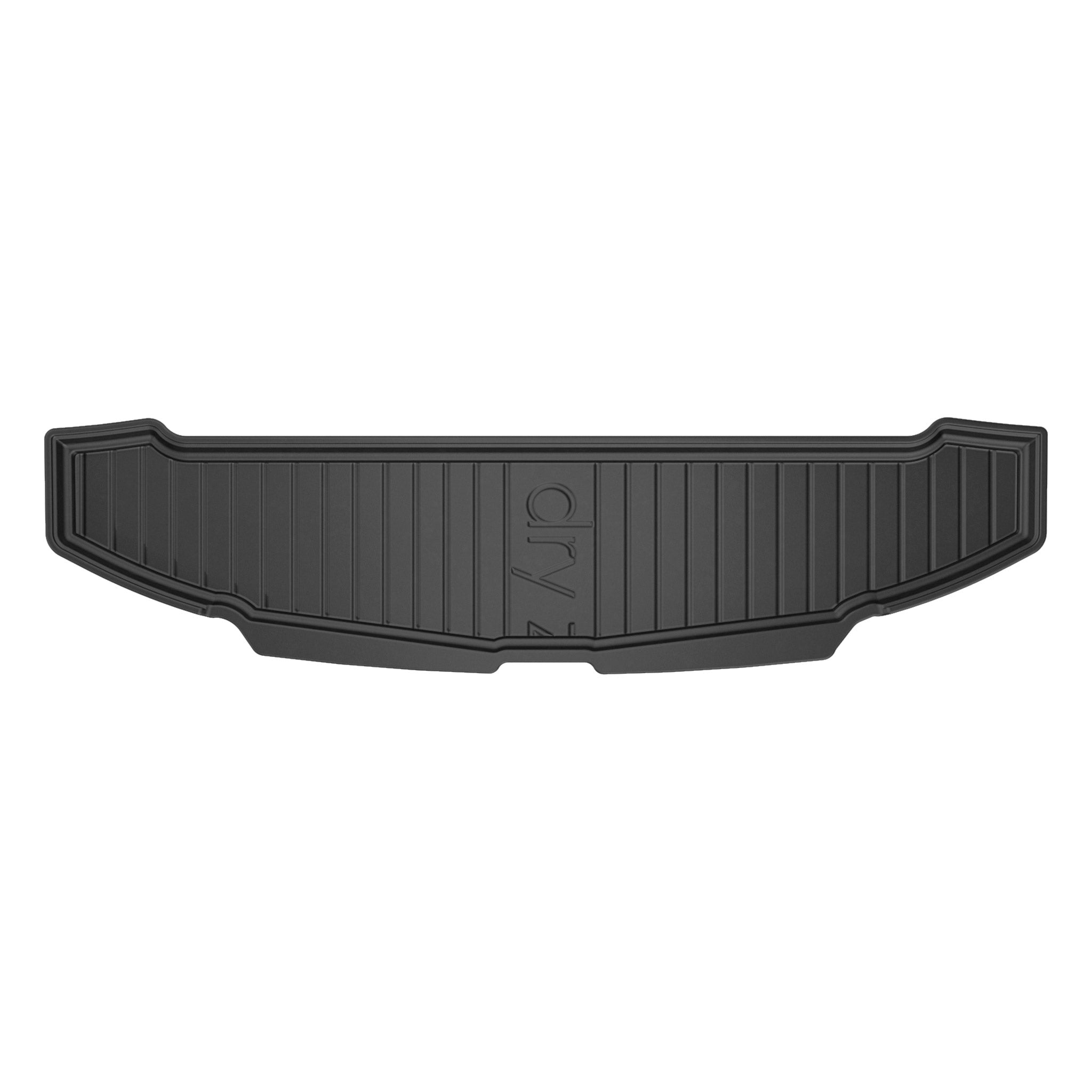 Tapis de coffre pour Kia Carens IV 2013-2019 7places 3.rangée dépliée TPE Noir