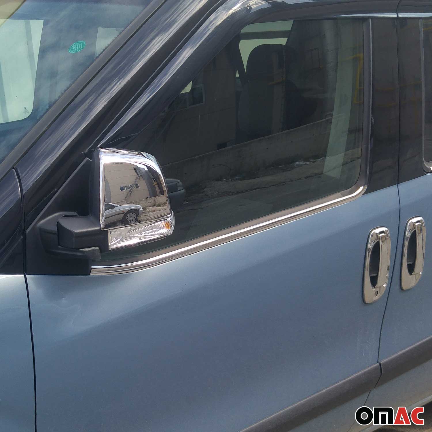 Garniture de Fenêtre pour Fiat Doblo 2010-2021 Acier Inox 4Pcs