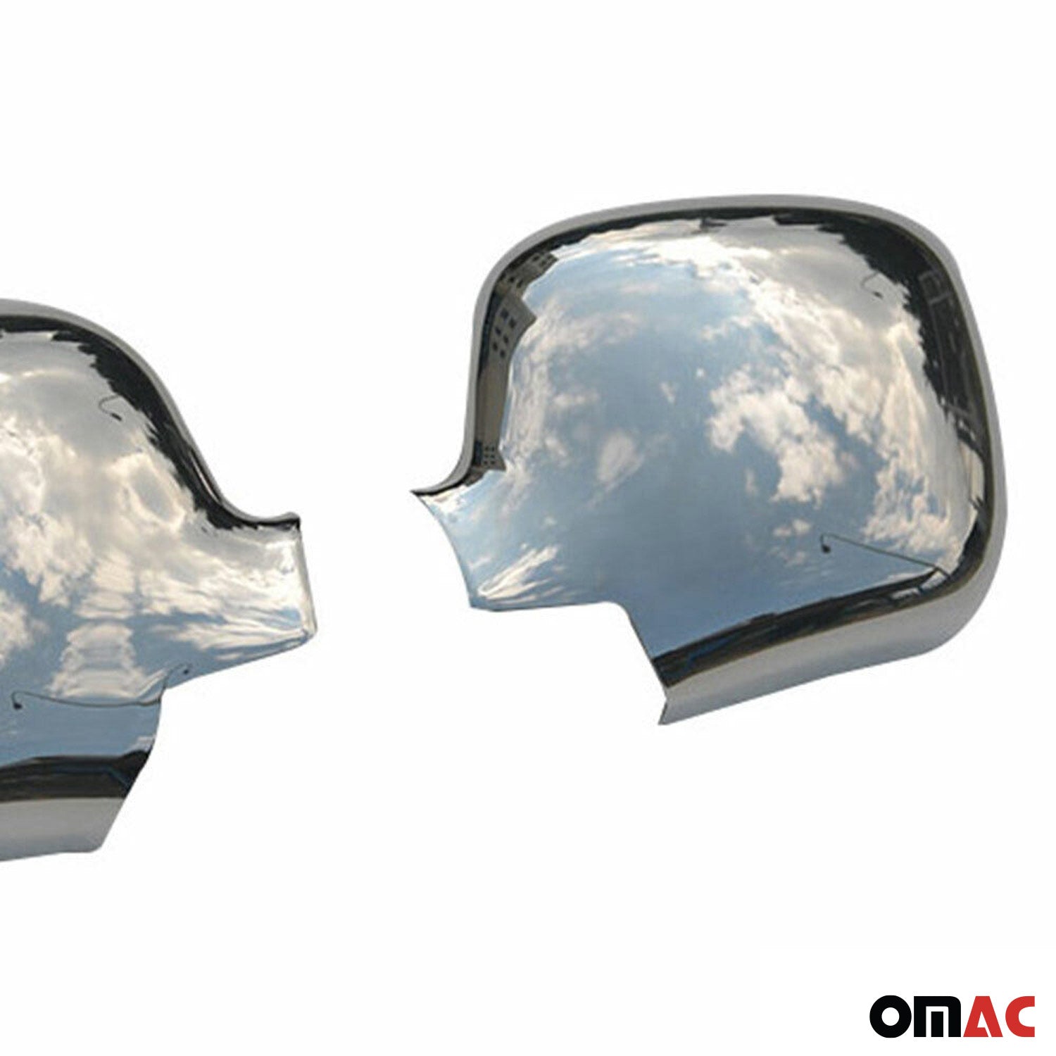 Coques de Rétroviseurs pour Renault Kangoo FL 2004-2007 2x Acier Inox Chromé