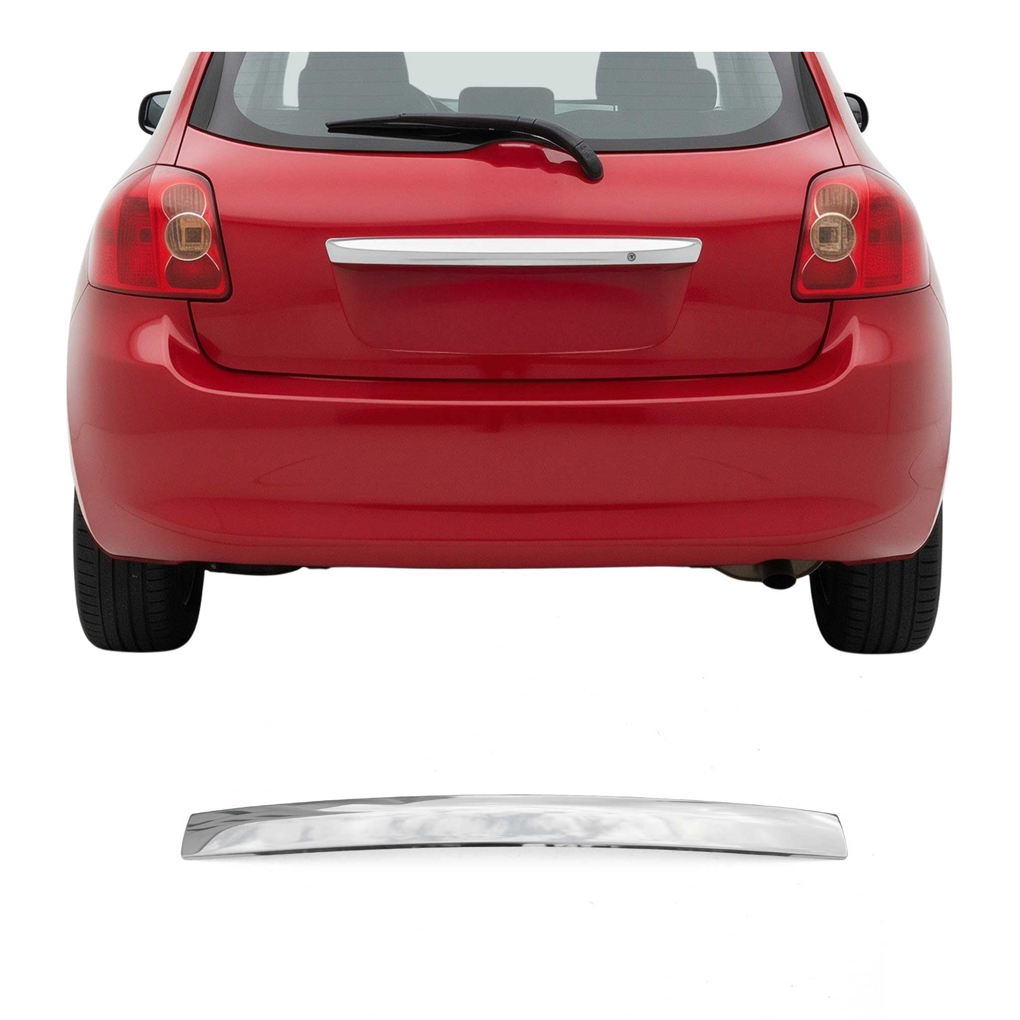 Couverture Poignée de Porte de Hayon Coffre pour Toyota Auris 2006-2012 acier