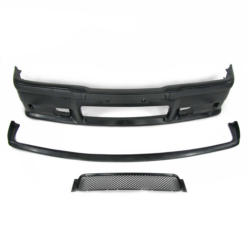 JOM Pare-chocs avant pour BMW Series 3 E36 1994-1999 Noir Plastique 1 piece