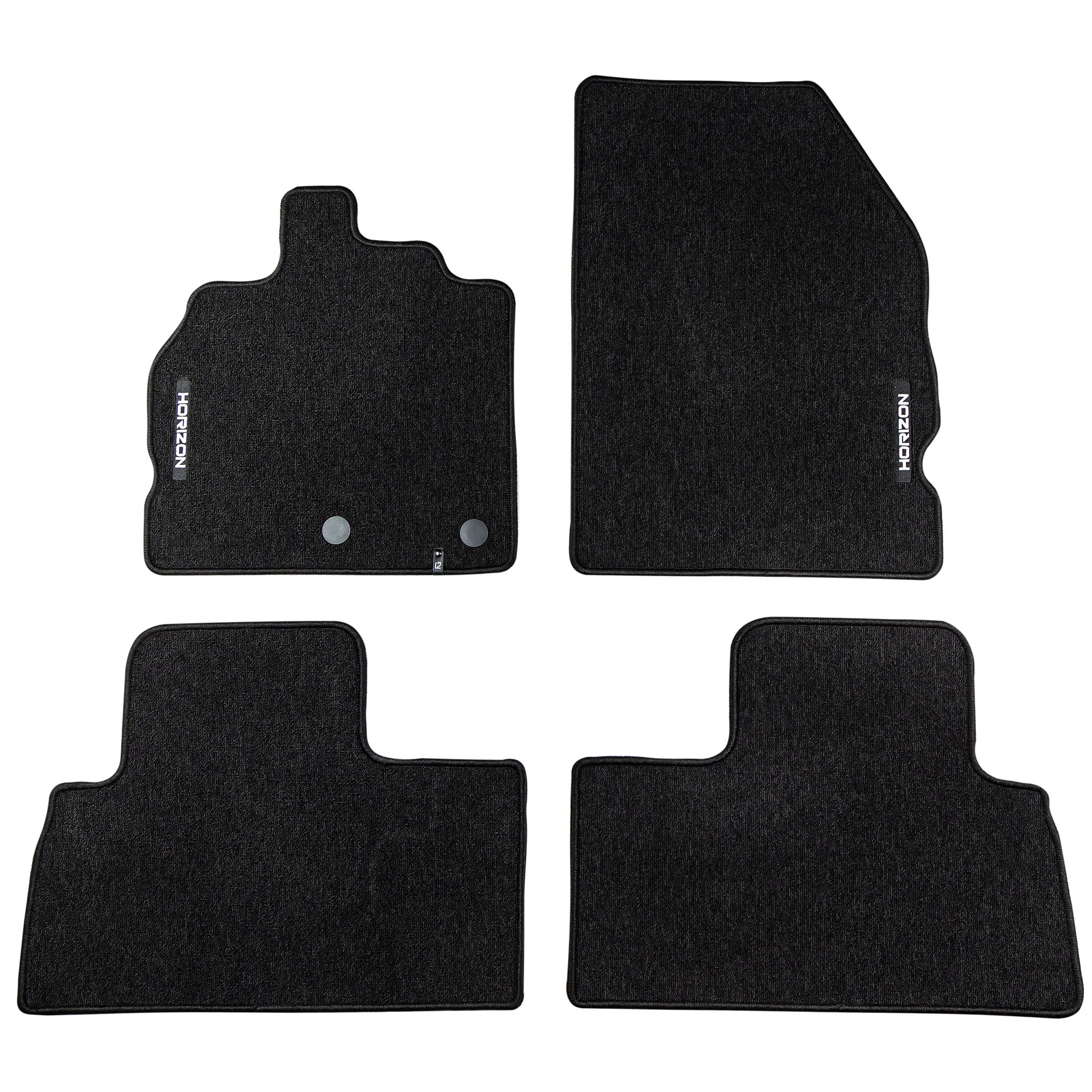 Tapis de Sol de Voiture pour Renault Scenic III 2009-2016 Velours Noir 4Pcs