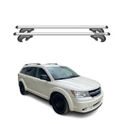 Barres de toit transversales pour Dodge Journey 2008-2011 Pre-FL Aluminium Gris