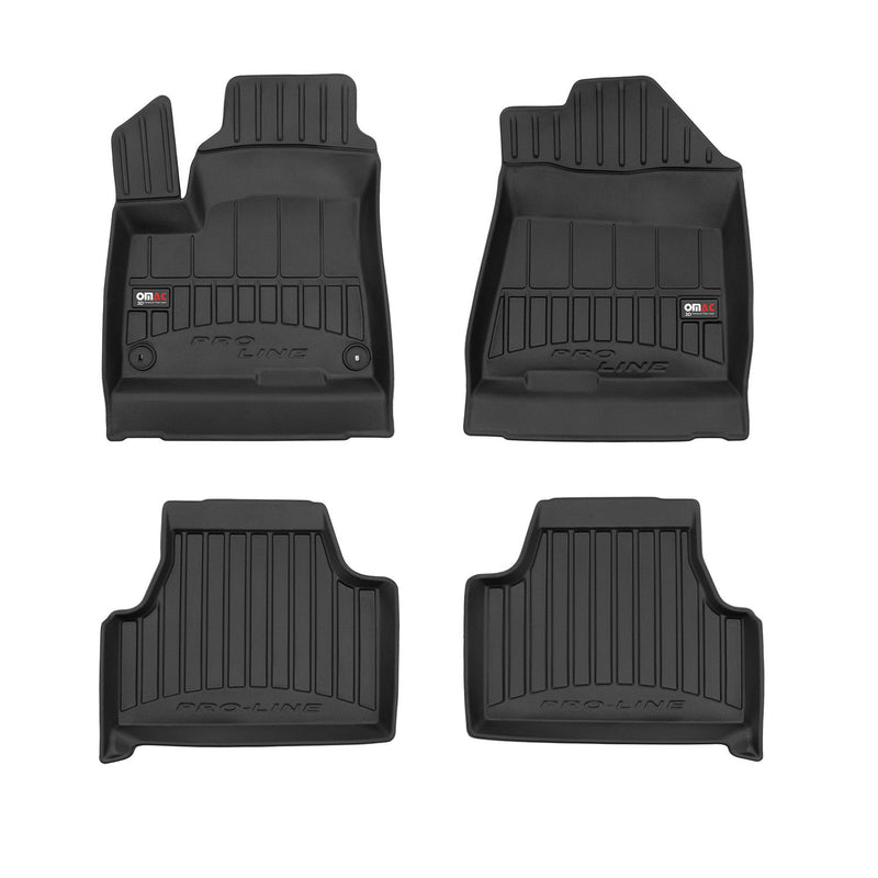 OMAC Tapis de sol en caoutchouc pour KIA Soul EV 2020-2023 Noir Premium