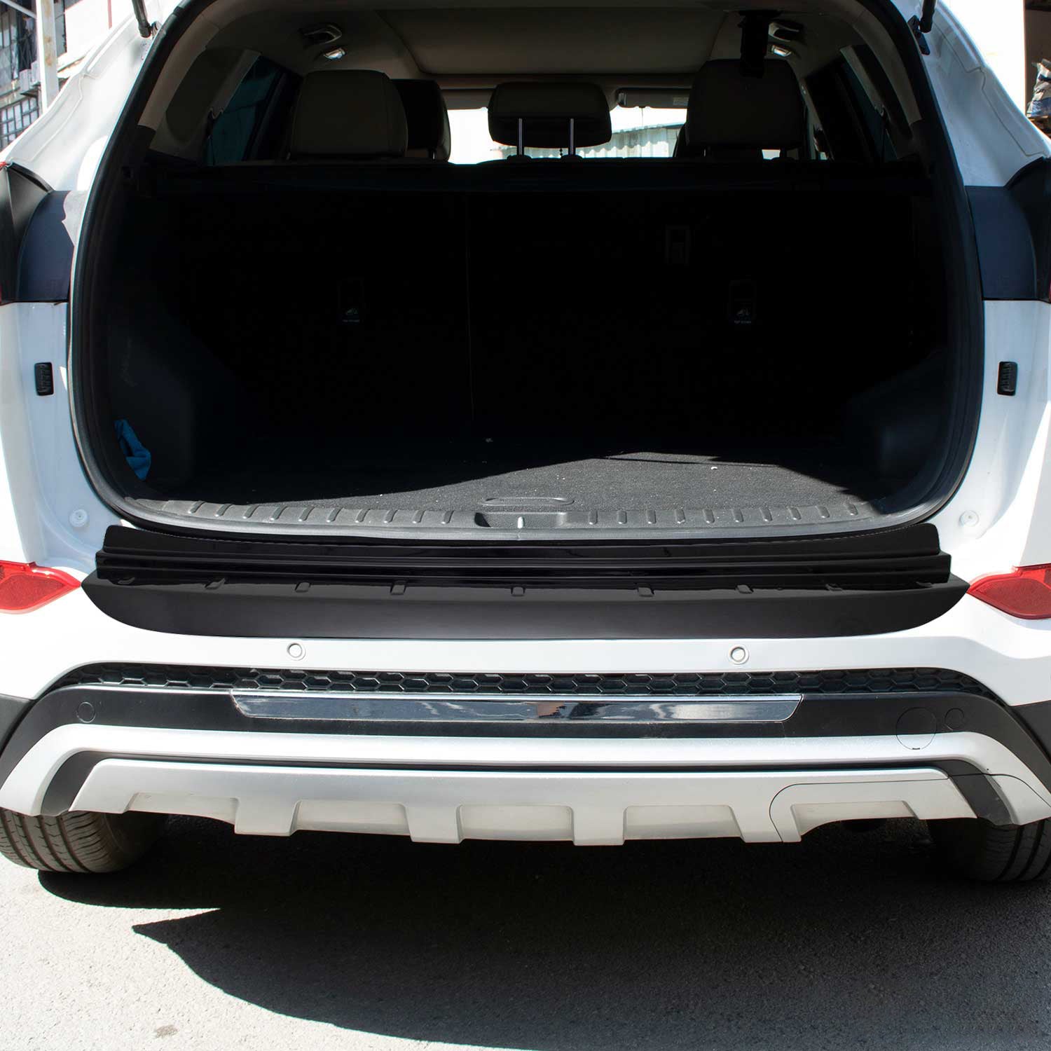 Protection de Pare-Chocs pour Hyundai Tucson III 2016-18 Pre-FL noir brillant