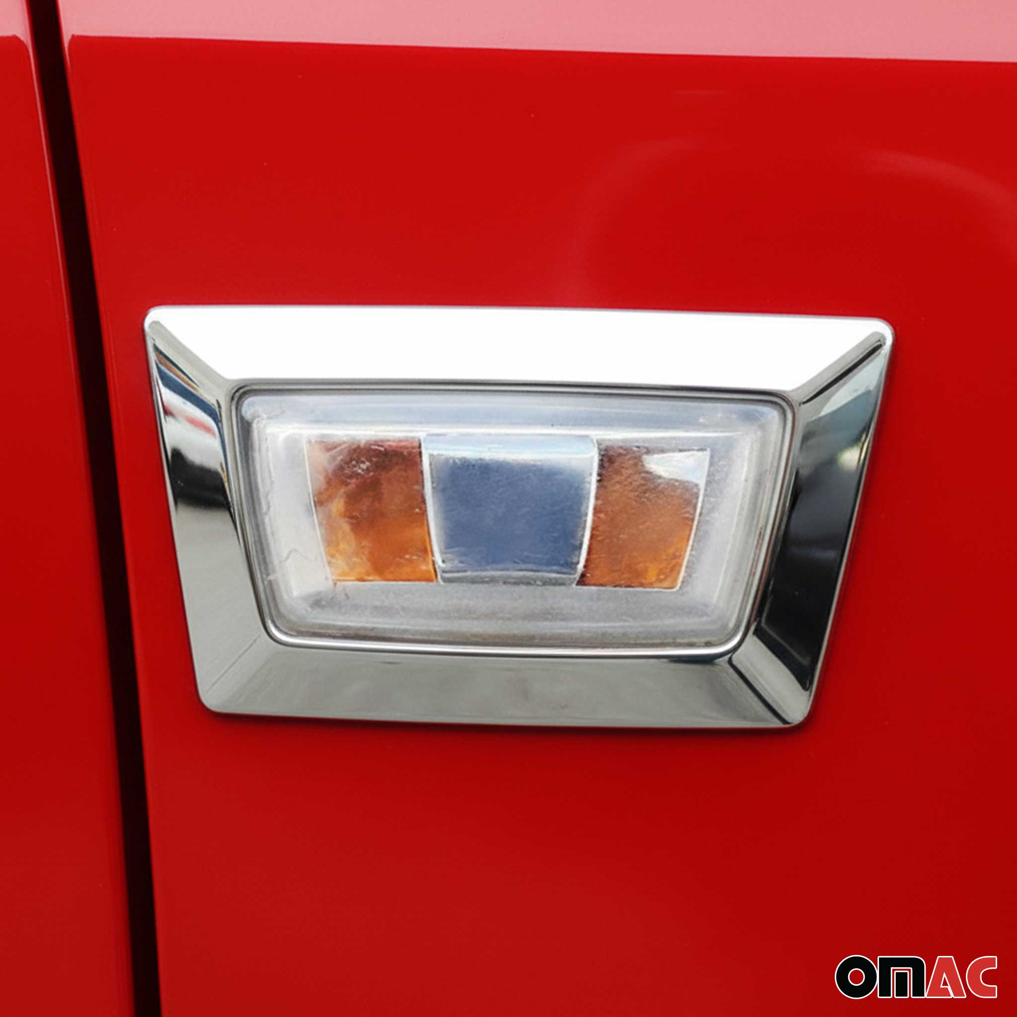 Cadre Clignotant Latéral pour Opel Corsa E 2014-2019 en acier inox Chromé