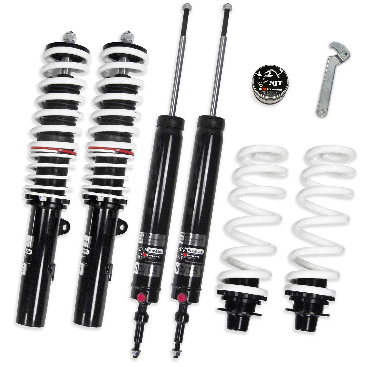 Suspension + Amortisseurs combiné NJT eXtrem pour BMW Series 3 E90 E91 E92 E93