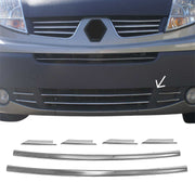 Moulure de grille de calandre pour Nissan Primastar 2001-2014 chromé 6Pcs