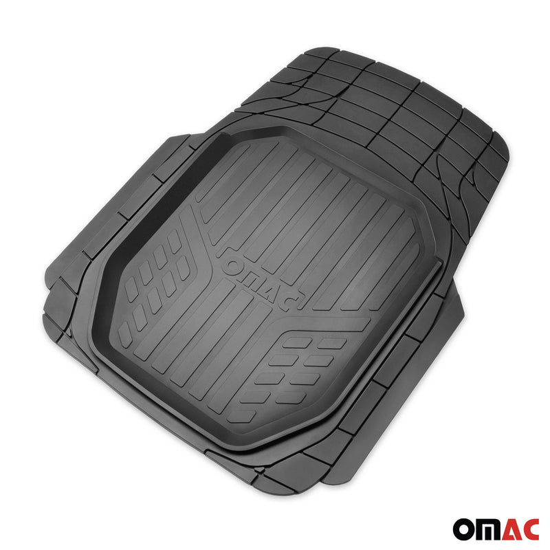 Réglable Tapis de sol pour Alfa Romeo Mito 2008-2018 antidérapants Noir 4Pcs