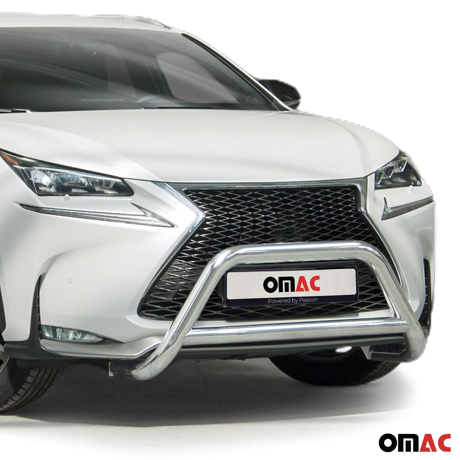 Pare-Buffle Avant Pour Lexus NX 2015-2021 en Acier Inoxydable Argent