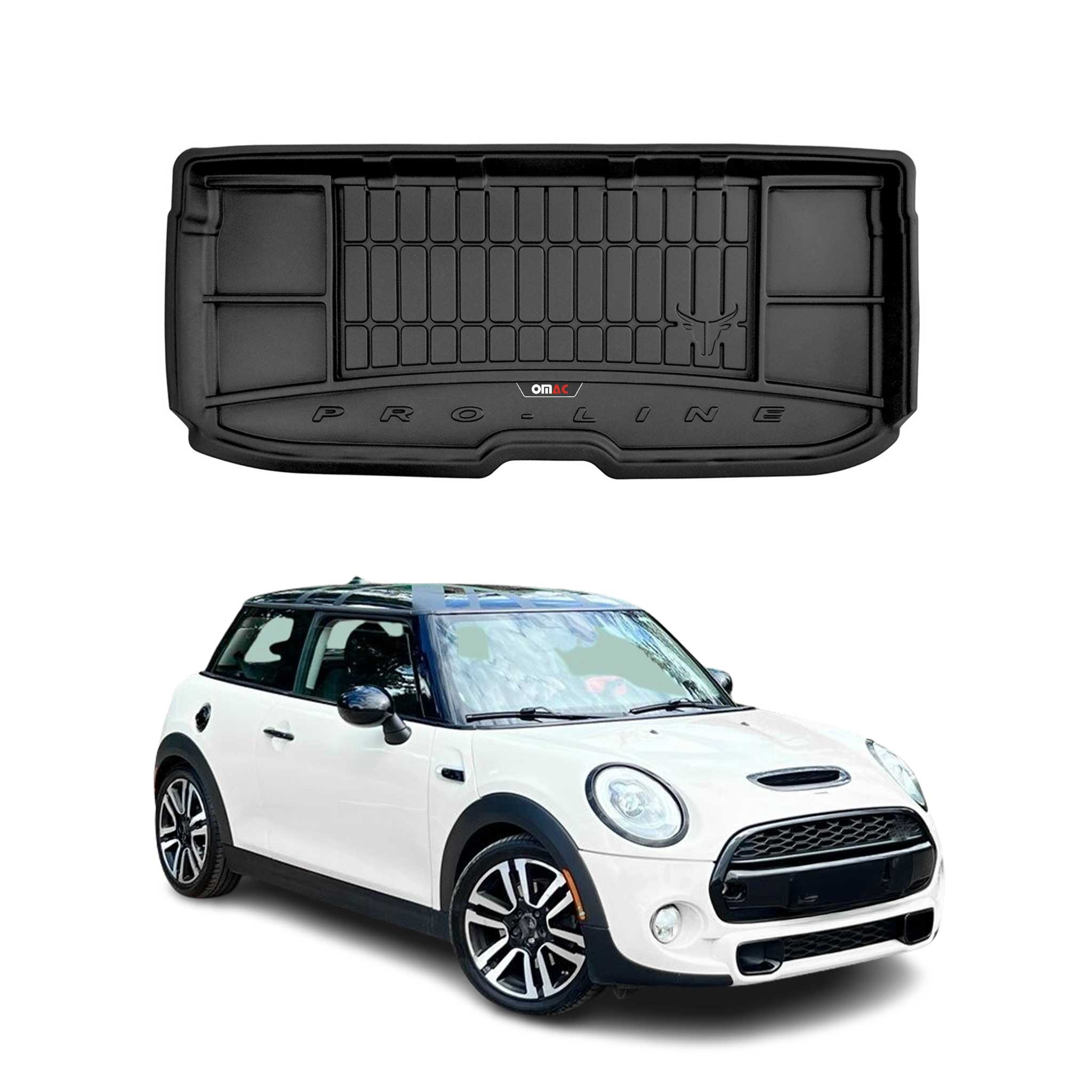Tapis de Coffre pour Mini Cooper 2014-2023 TPE Noir