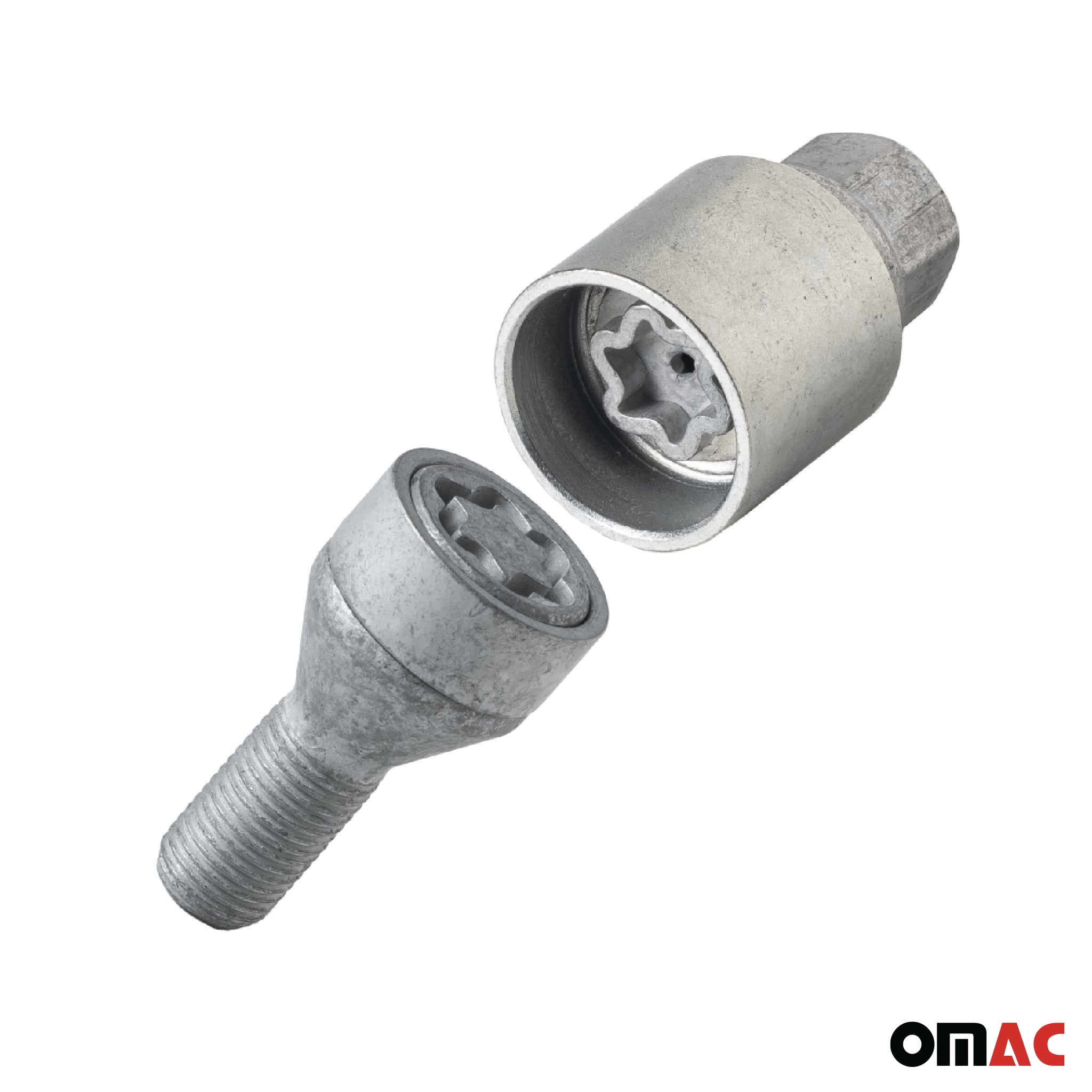 Vis de roue antivol pour BMW Série 7 jusqu’en 2002 Gris lot de 4 M12X1,5