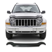 Deflecteurs d'air capot de voiture pour Jeep Cherokee 2002-2007 Acrylique Noir