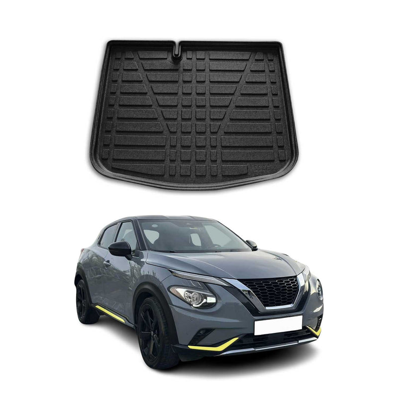 Tapis de Coffre pour Nissan Juke 2020-2022 en TPE Noir