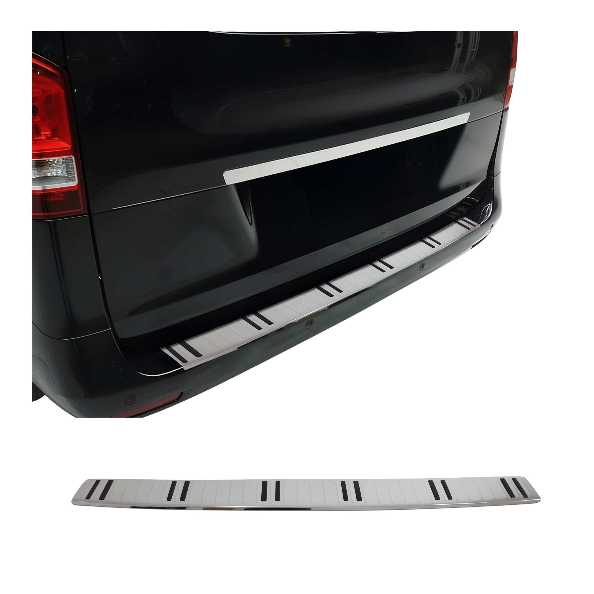 Protection de Pare-Chocs pour Mercedes Vito W447 2014-2026 Inox finition polie