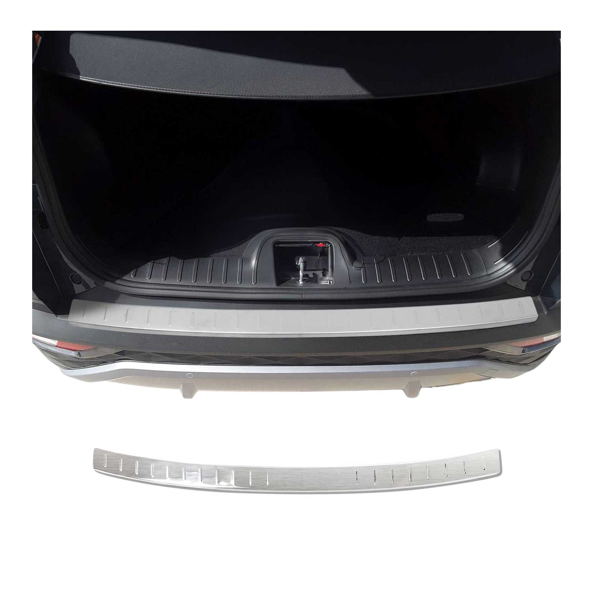 Protection de seuil de coffre pour Hyundai Tucson 2022-2025 1Pc en Acier Silver