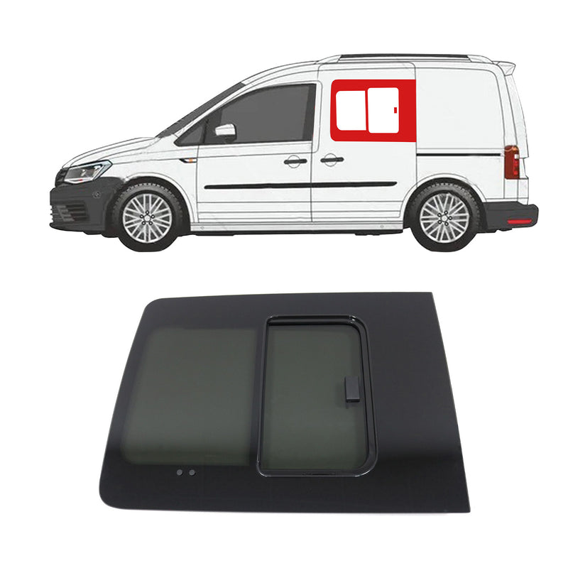 Vitre de Porte pour VW Caddy 2003-2020 L1 Avant Gauche Fenêtre coulissante