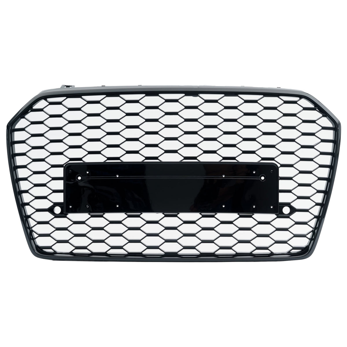 JOM Calandre pour Audi A6 C7 Facelift Sport-Design Plastique Noir Brillant