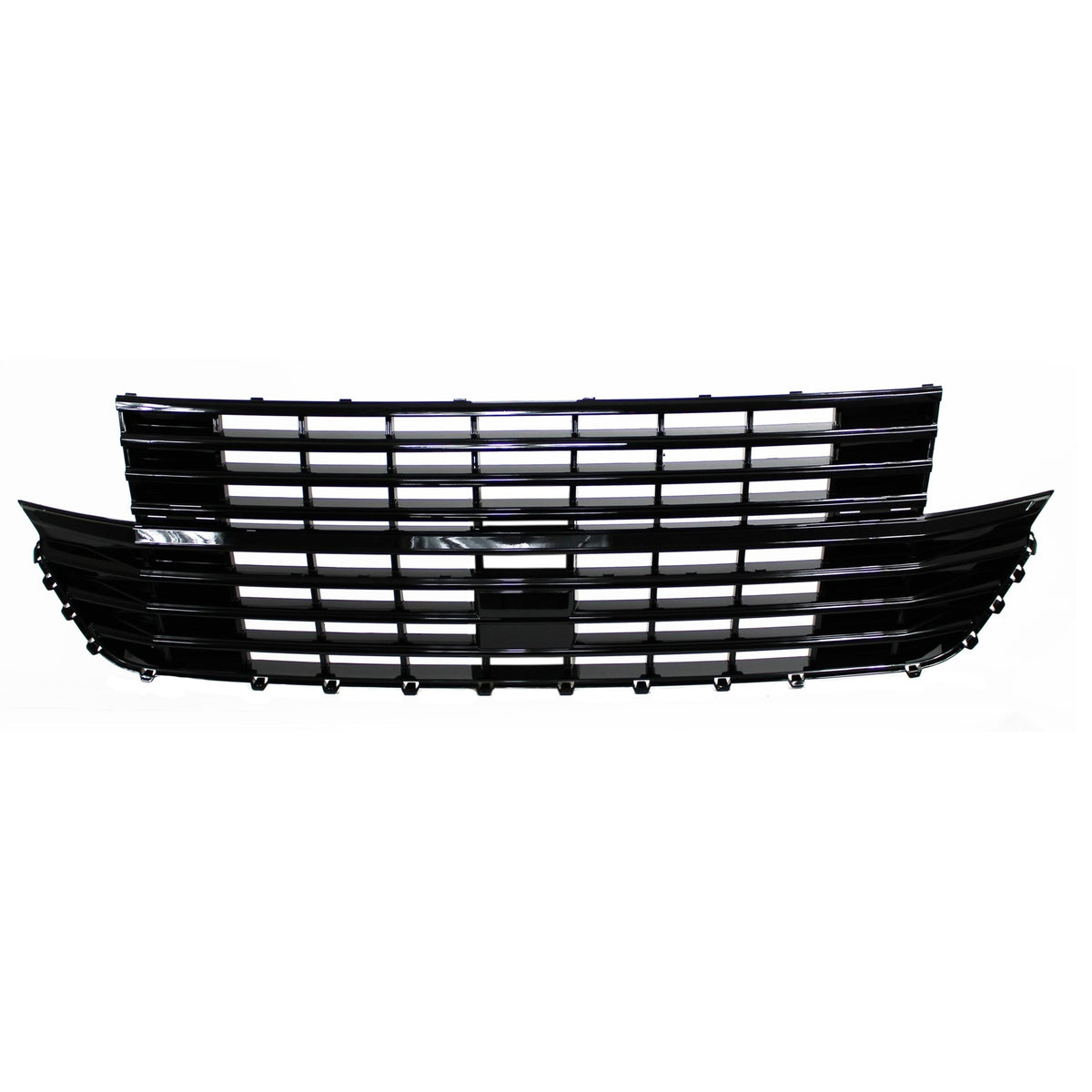 JOM Calandre pour VW T6.1 2019+ Noir Brillant ohne Emblem ABS