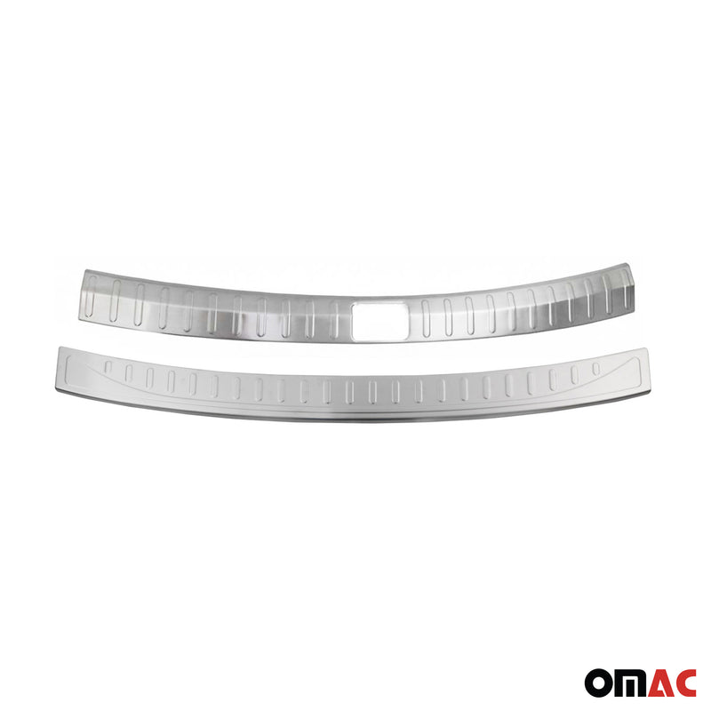 Kit Protection de Pare-Chocs arrière pour VW Tiguan 2016-2024 Brossé inox 2Pcs