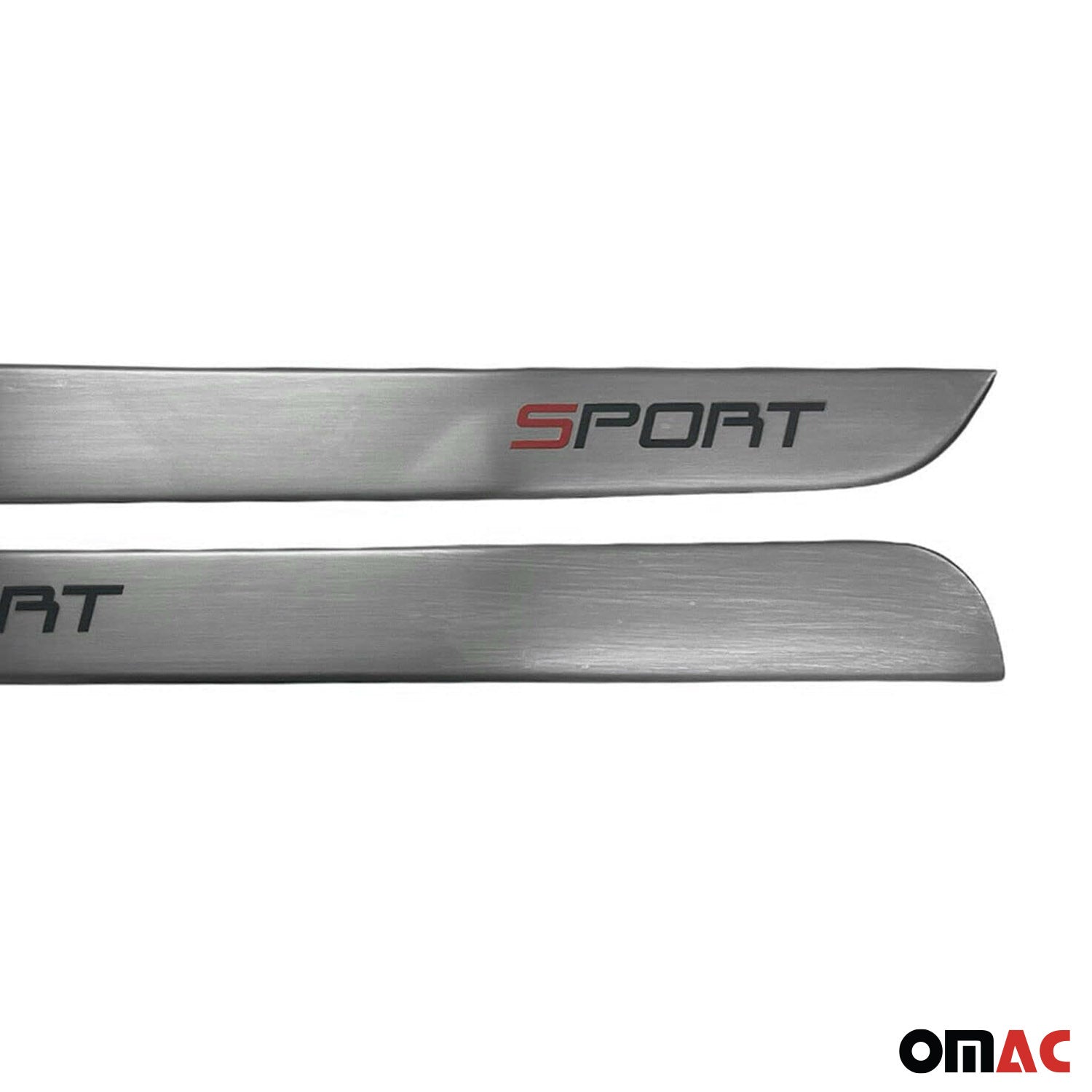 Couverture de Seuil de porte pour Opel Crossland X 2017-2024 inox chromé 2Pcs