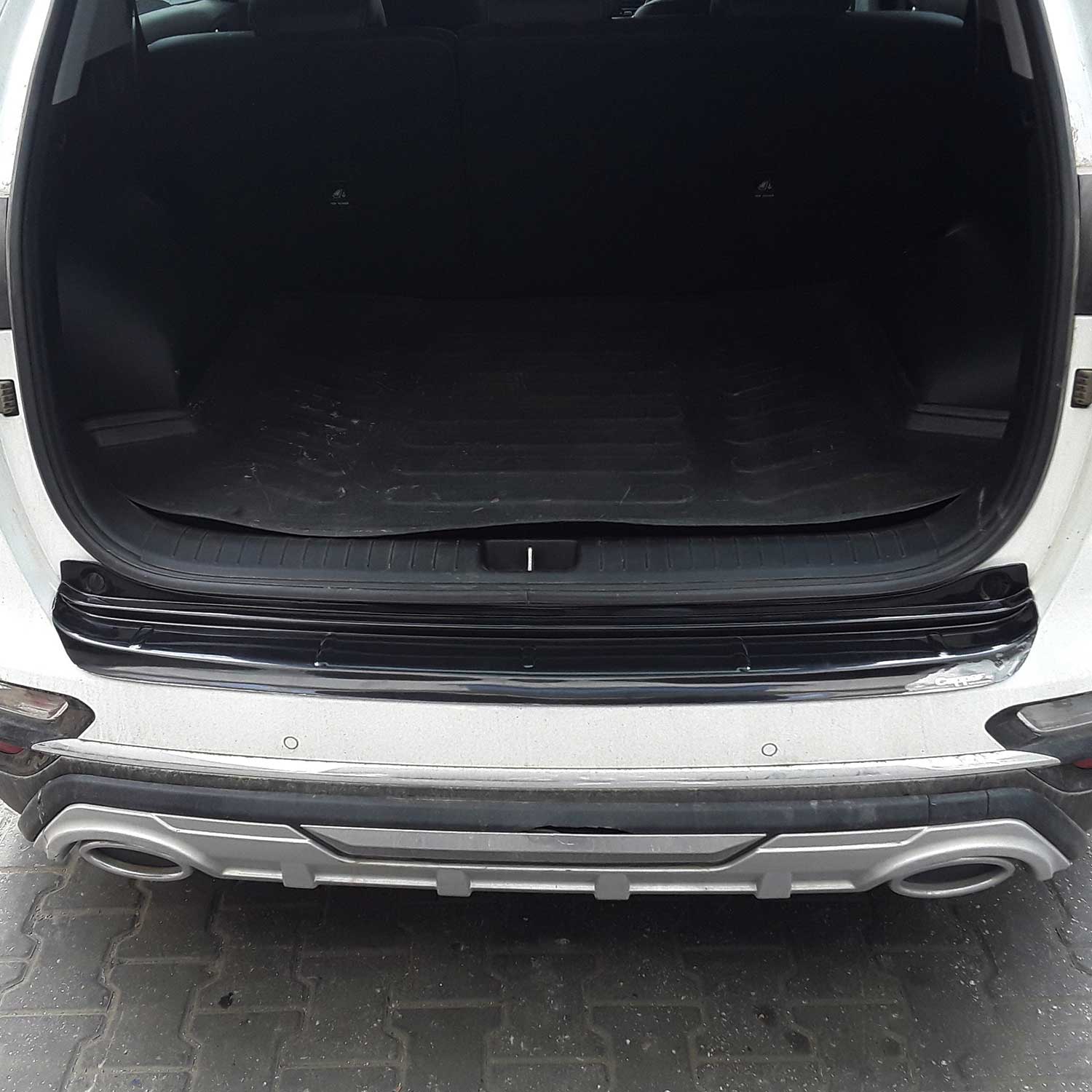 Protection de Pare-Chocs Arrière pour Kia Sportage mk4 QL 2017-2018 Pre-FL noir